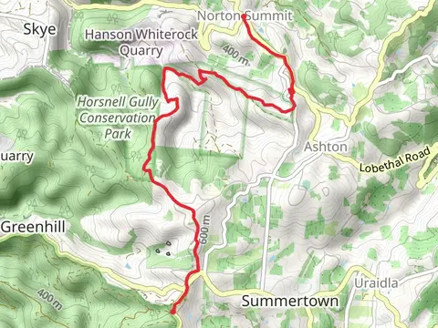 Summertown to Norton Summit Trail