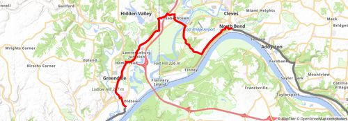 American Discovery Trail South Route stage 88 Map