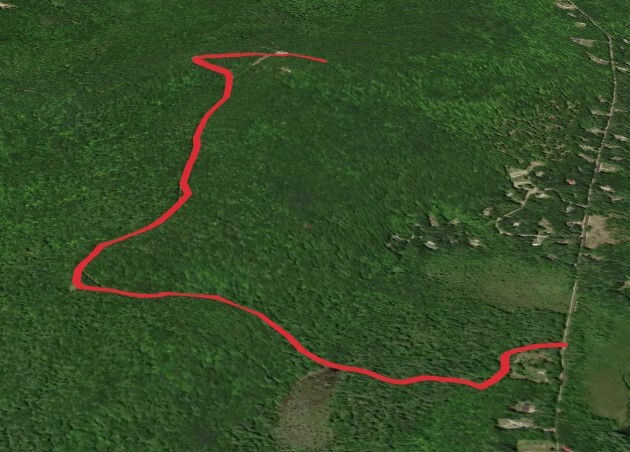 Black Cat Mountain Trail from North Raymond Road