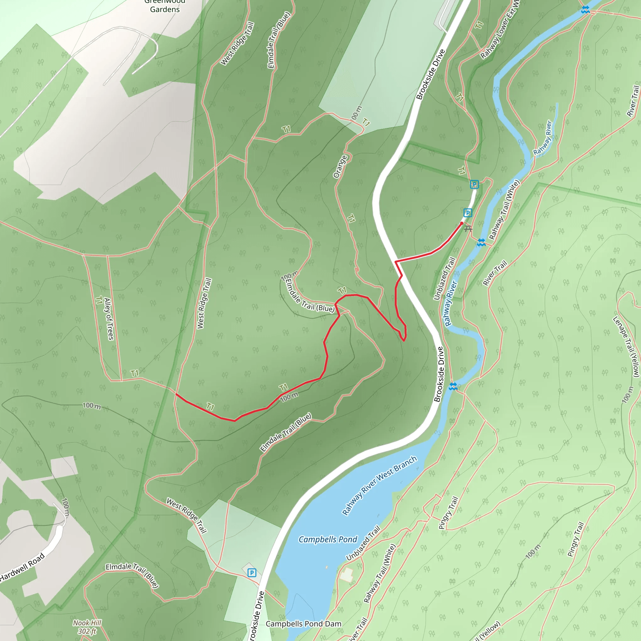Painter's Point Lane mobile static map