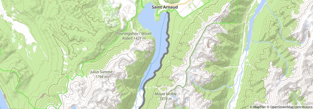 Lake Rotoiti Lakehead Track stage 2 Map