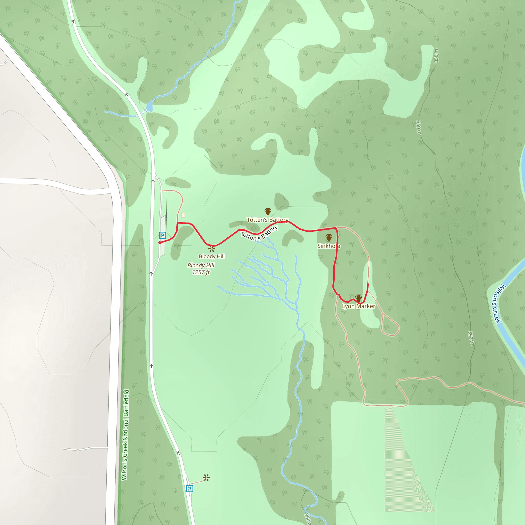 Totten's Battery mobile static map