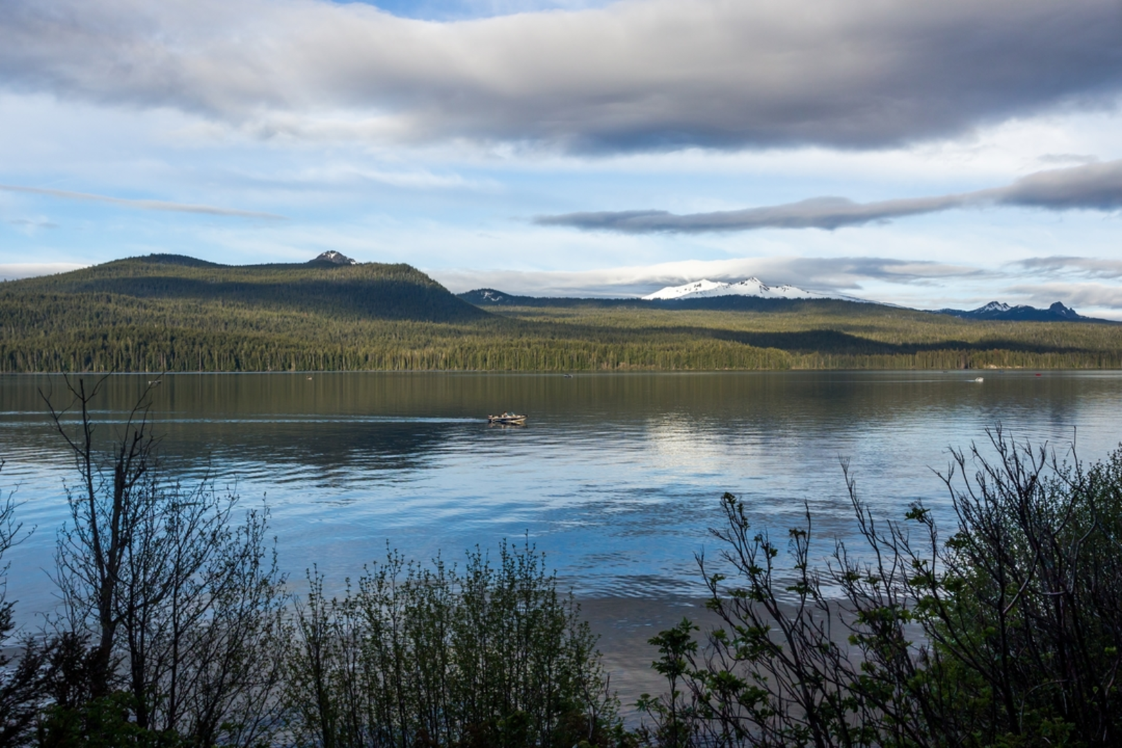 An image depicting the trail Yoran Lake via Whitefish Creek Trail and its surrounding area.