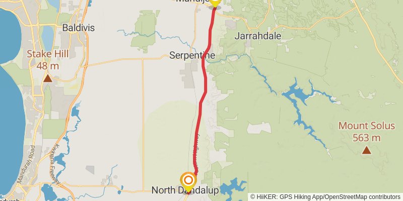 WA Cider Trail stage 5 Map