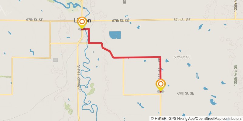 North Country Trail stage 27 Map