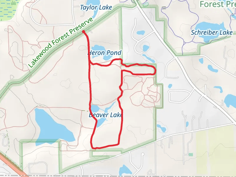 Heron Pond, Beaver Lake and Acorn Lake Loop