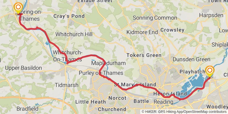 Orange Way stage 23 Map