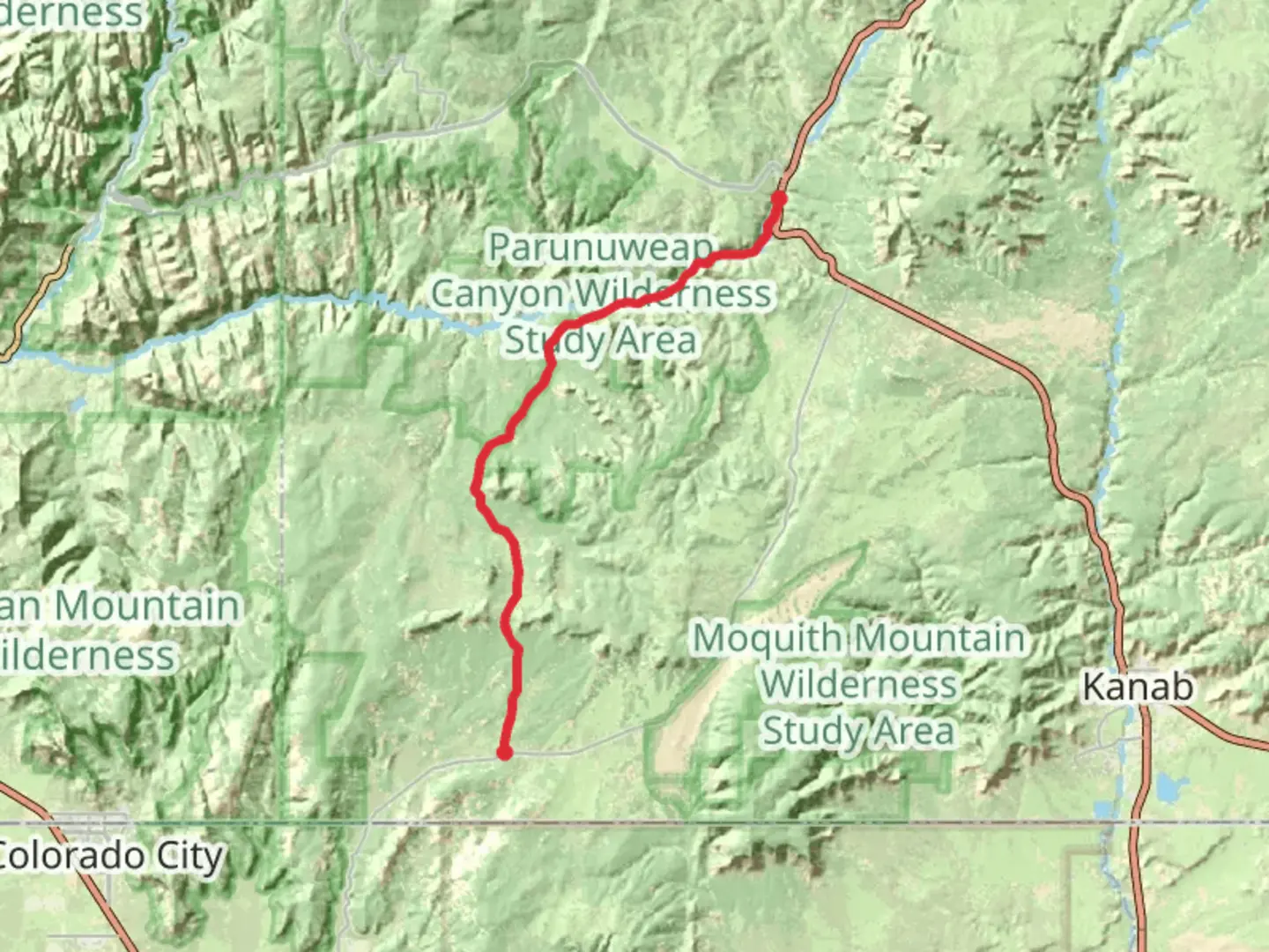 An image depicting the trail Elephant Cove and its surrounding area.