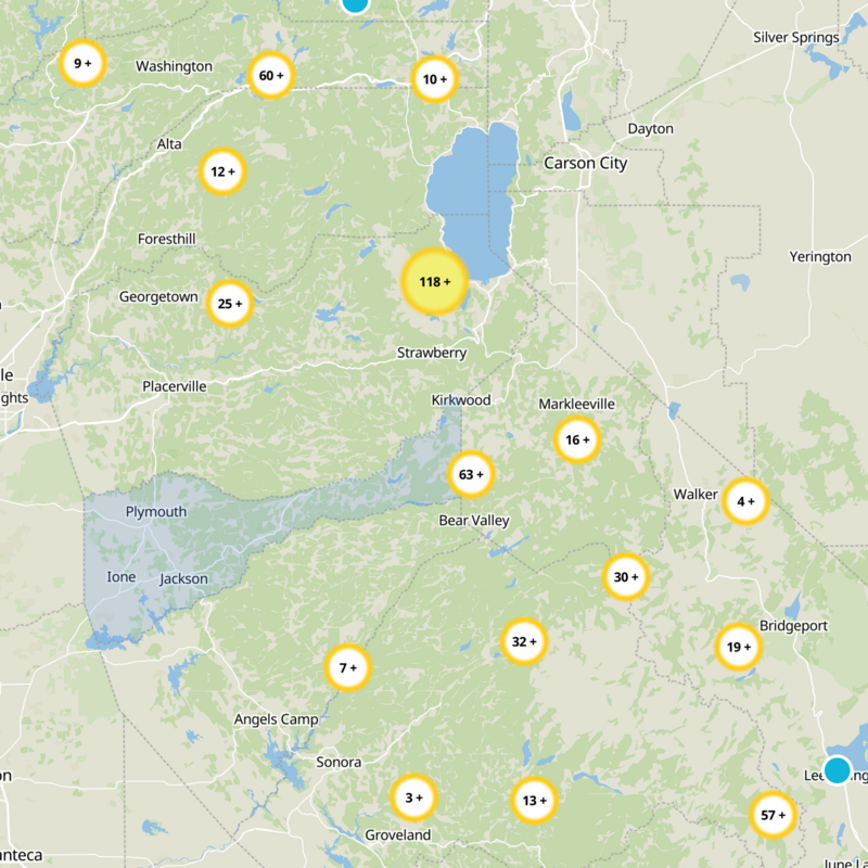 Amador County Static Map
