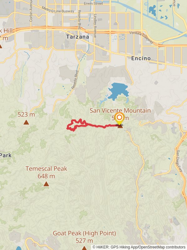 Gizmo Peak via Mulholland Drive