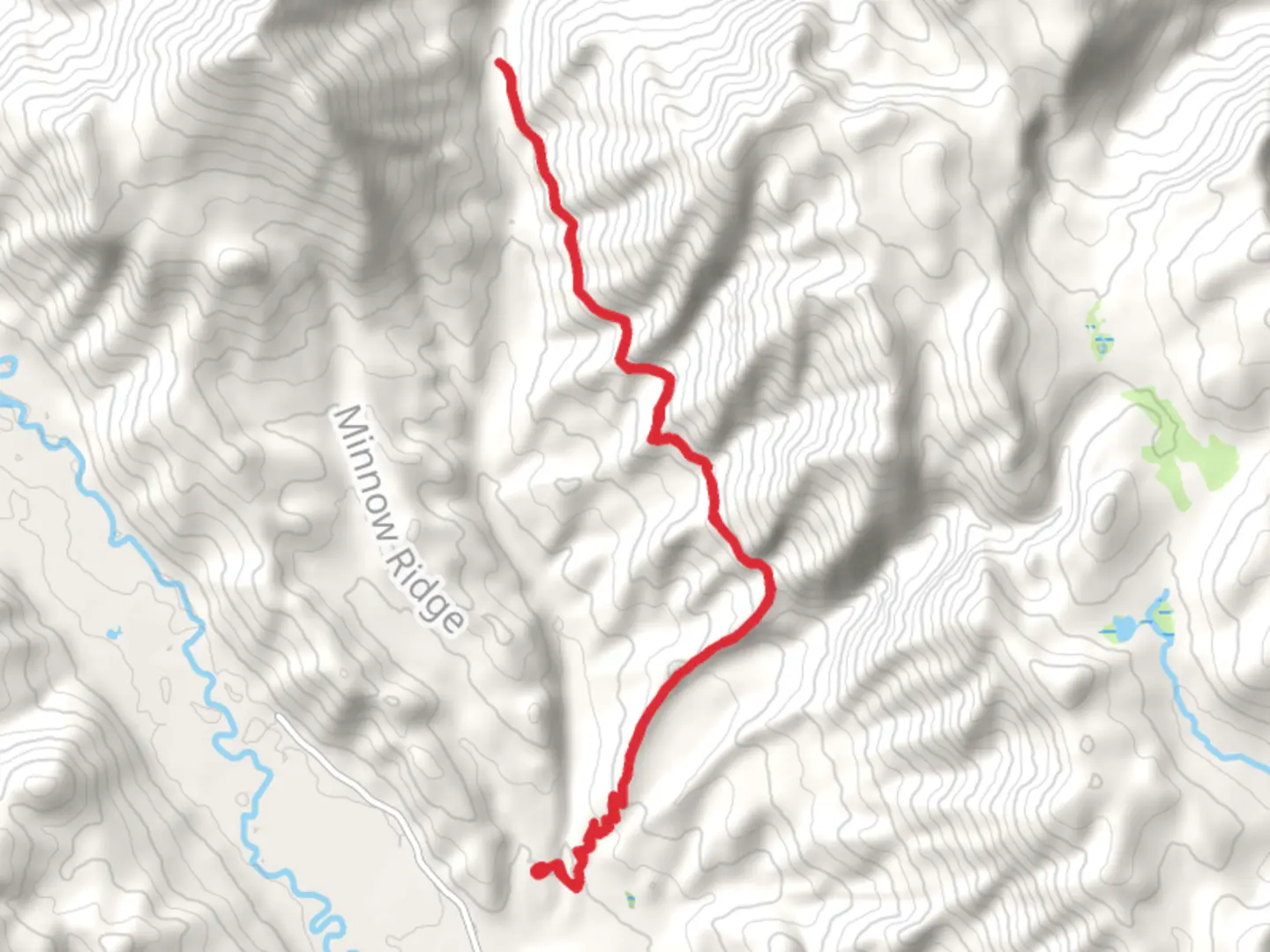 An image depicting the trail Chikamin Creek Trail and its surrounding area.