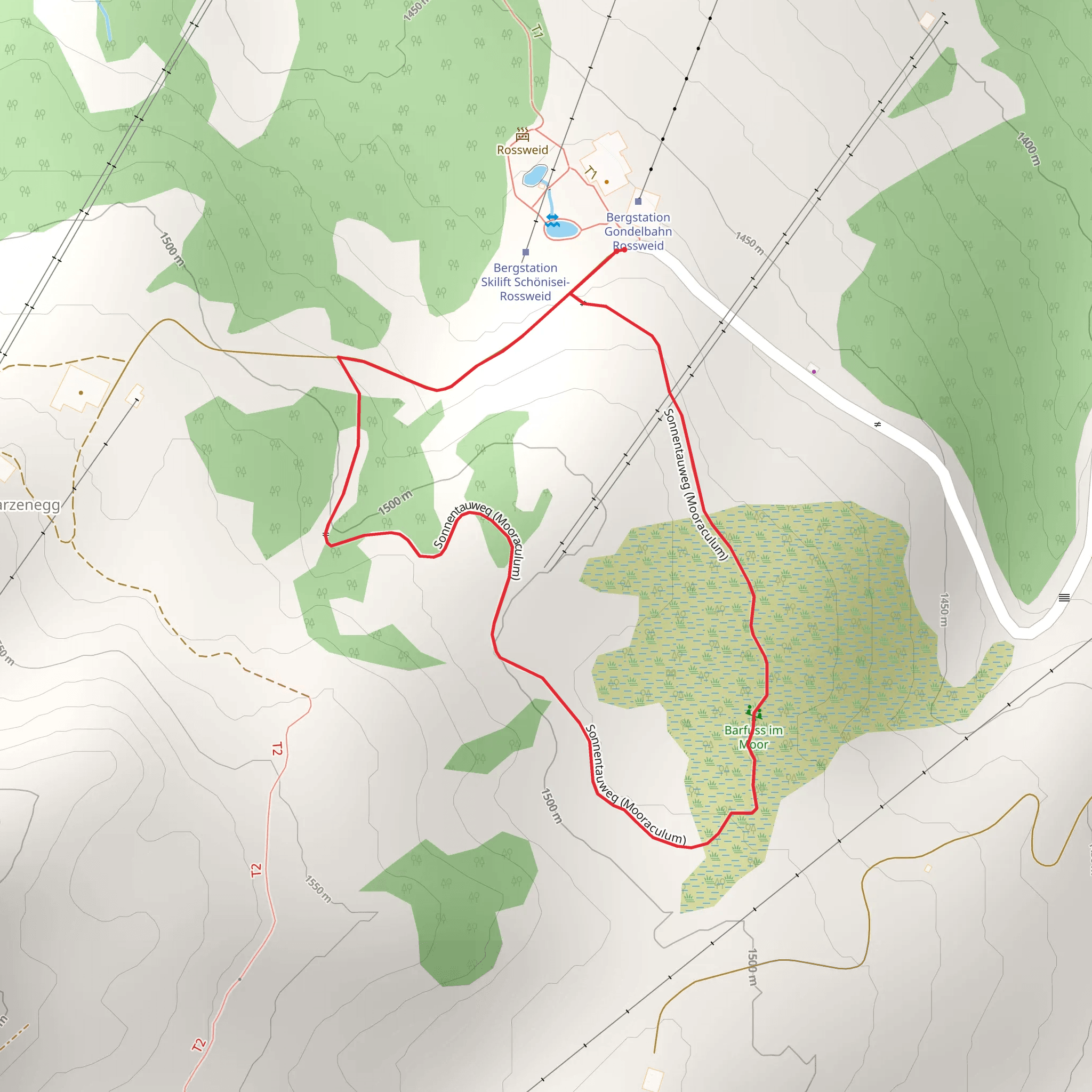 Sonnentauweg Sörenberg mobile static map