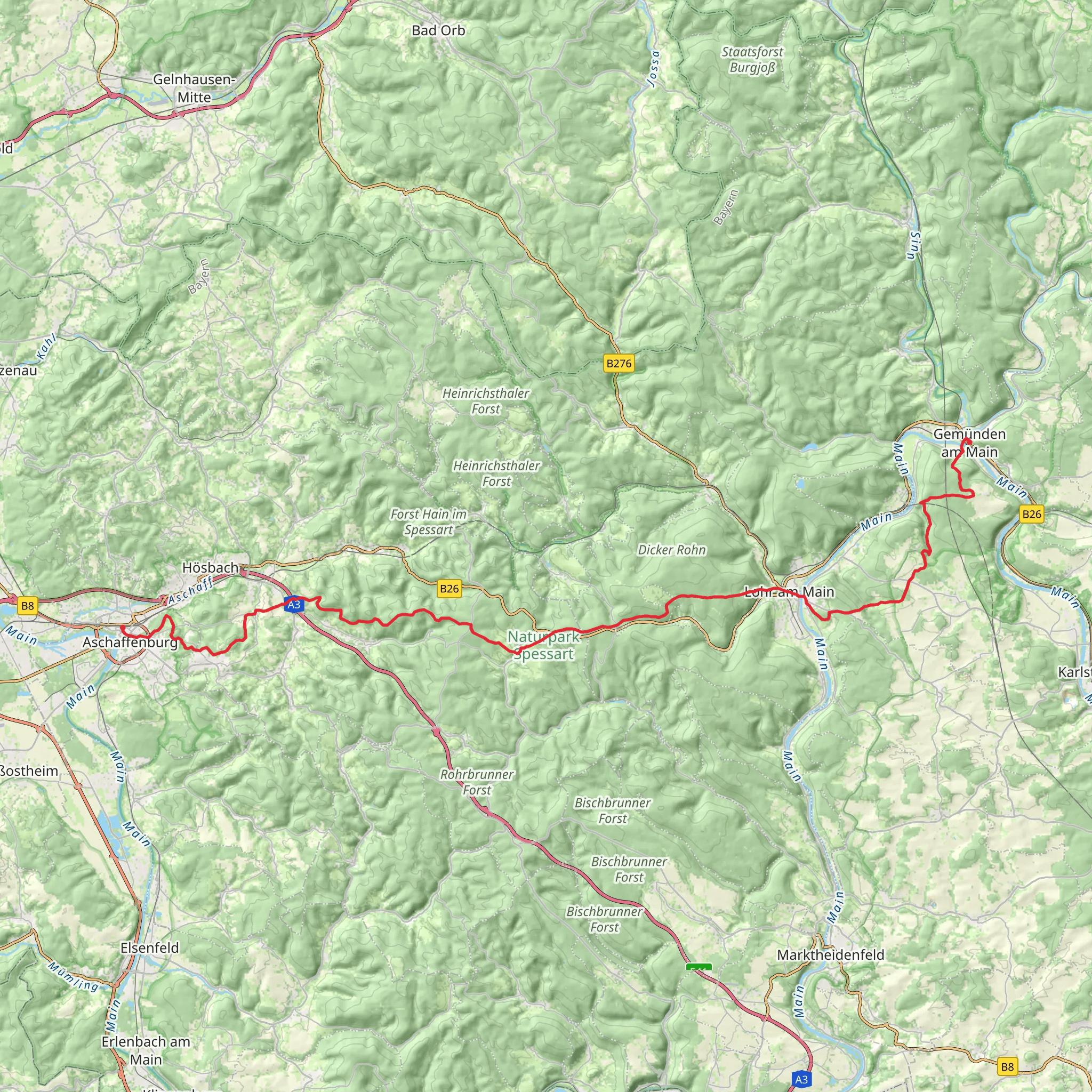 Spessartweg 1 mobile static map