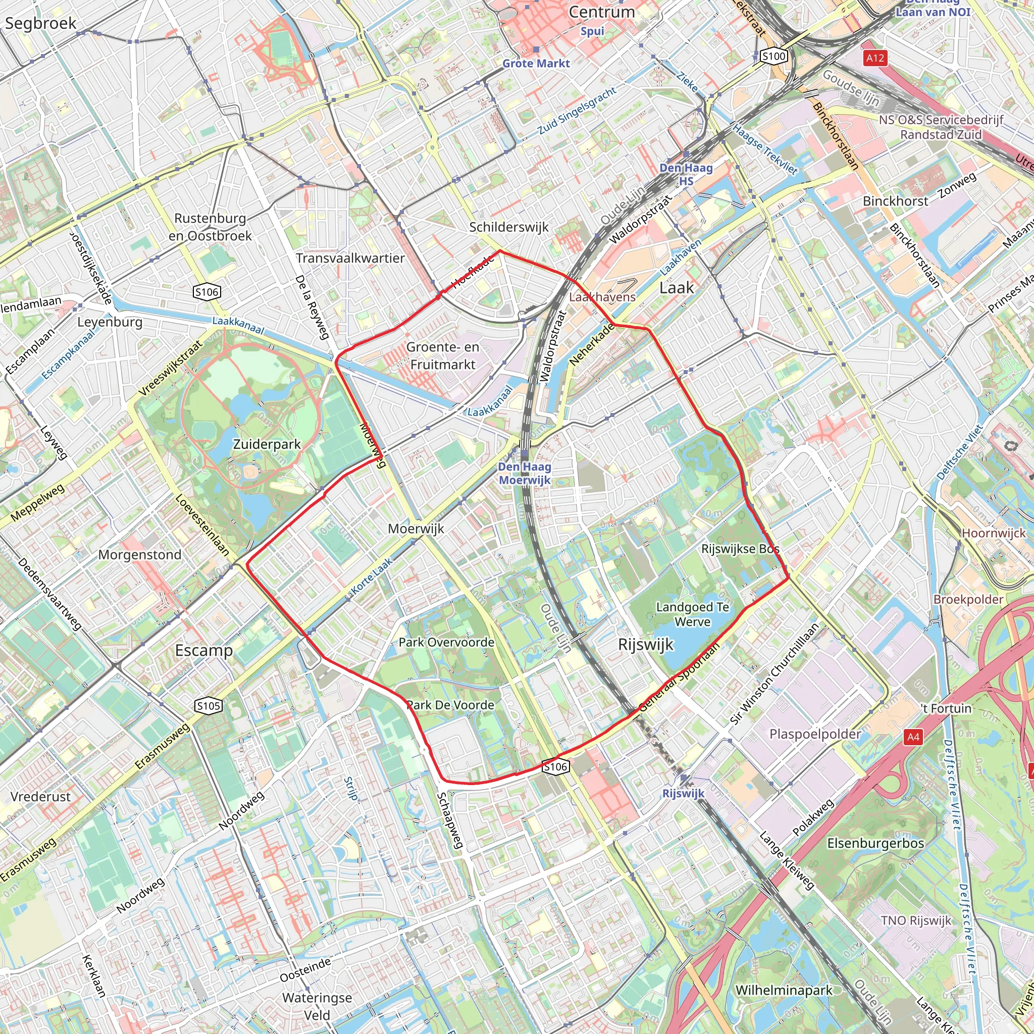 Melis Stokelaan, Loevesteiniaan and Schaap Weg mobile static map