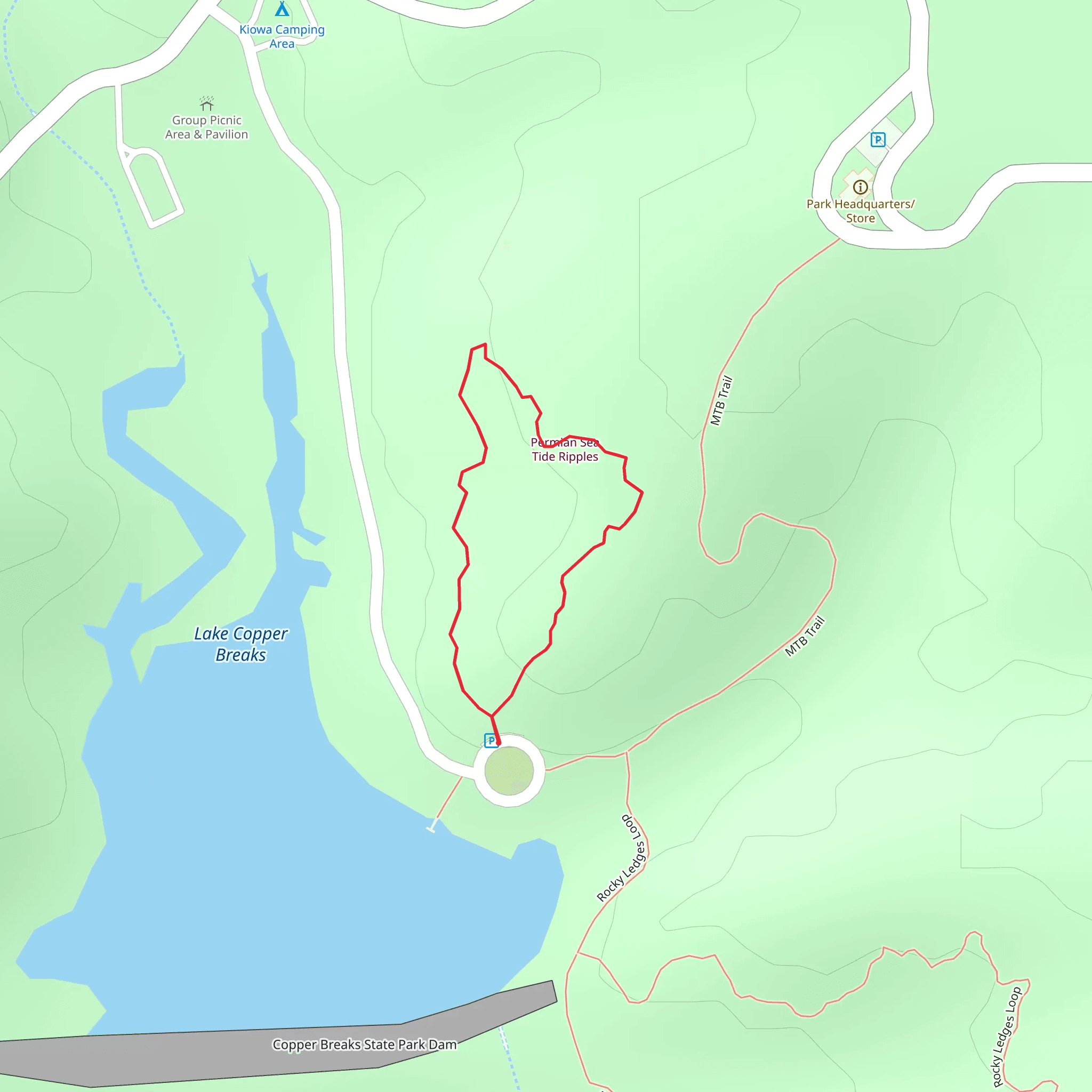 Juniper Ridge Nature Loop Trail mobile static map