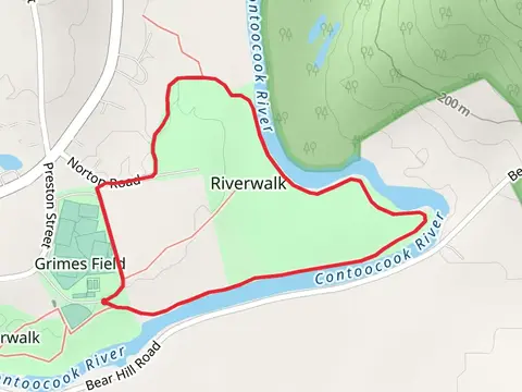 Contoocook River Loop from Preston Cemetery