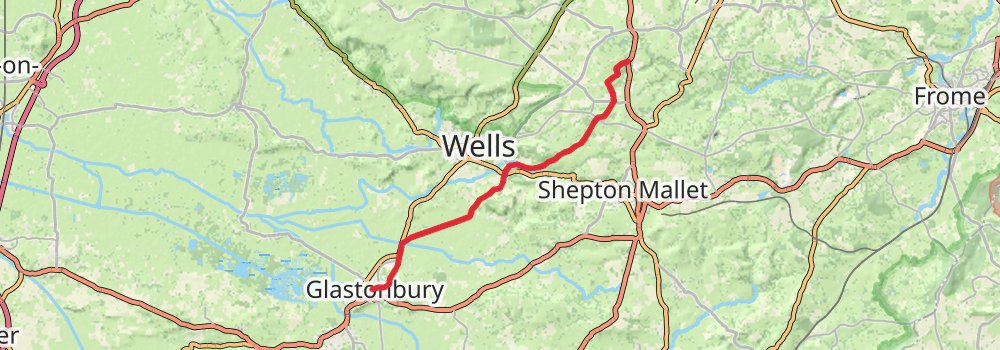 Land's End To John O'Groats stage 20 Map