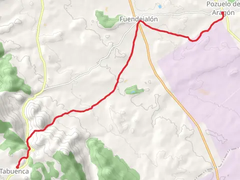 Pozuelo de Aragon - Tabuenca PR Z 166