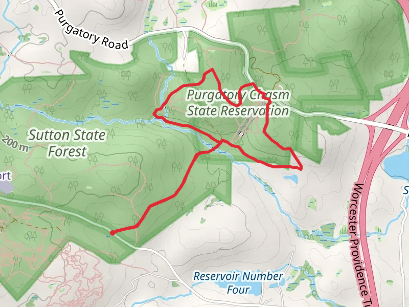 Little Purgatory and Charley's Loop Trail via State Forest Road
