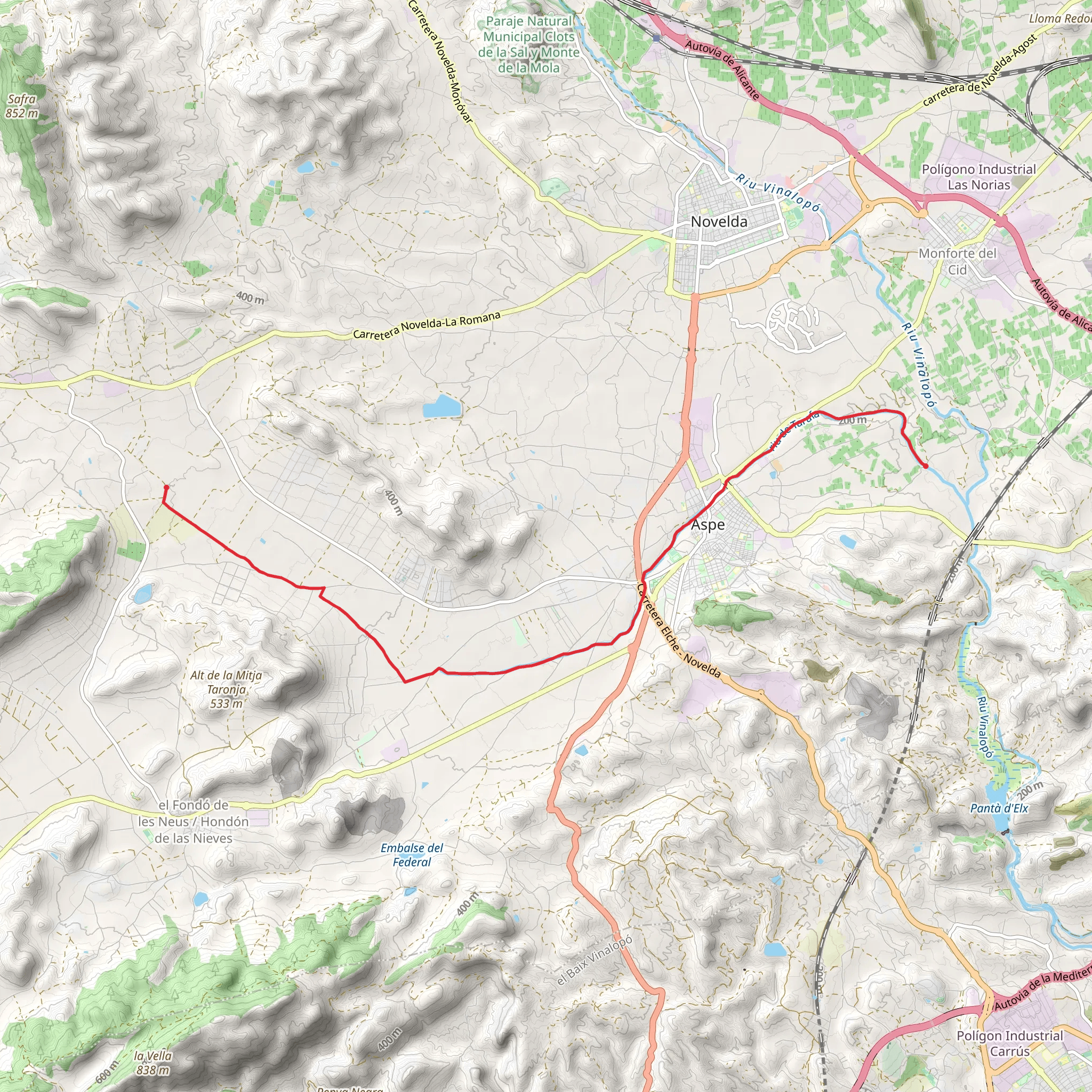 Tarafa Trail PR CV 444 mobile static map