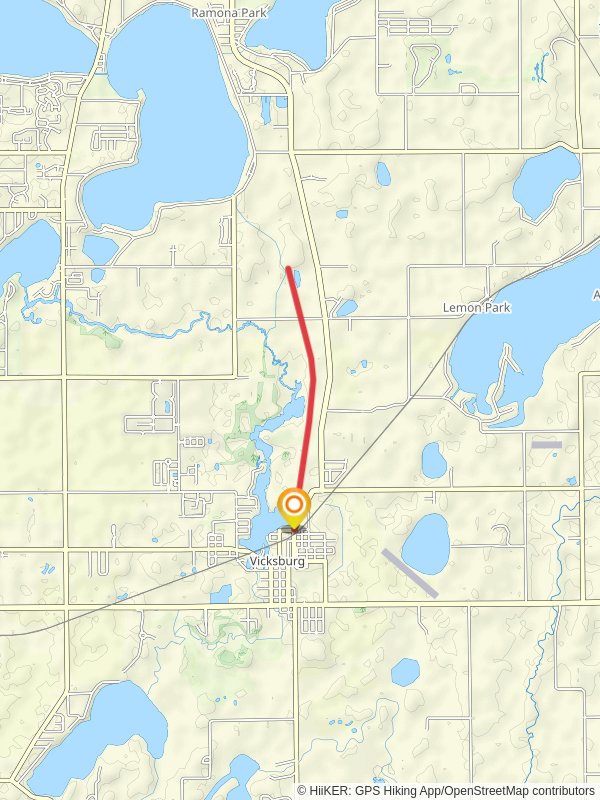 Vicksburg Trail Out and Back