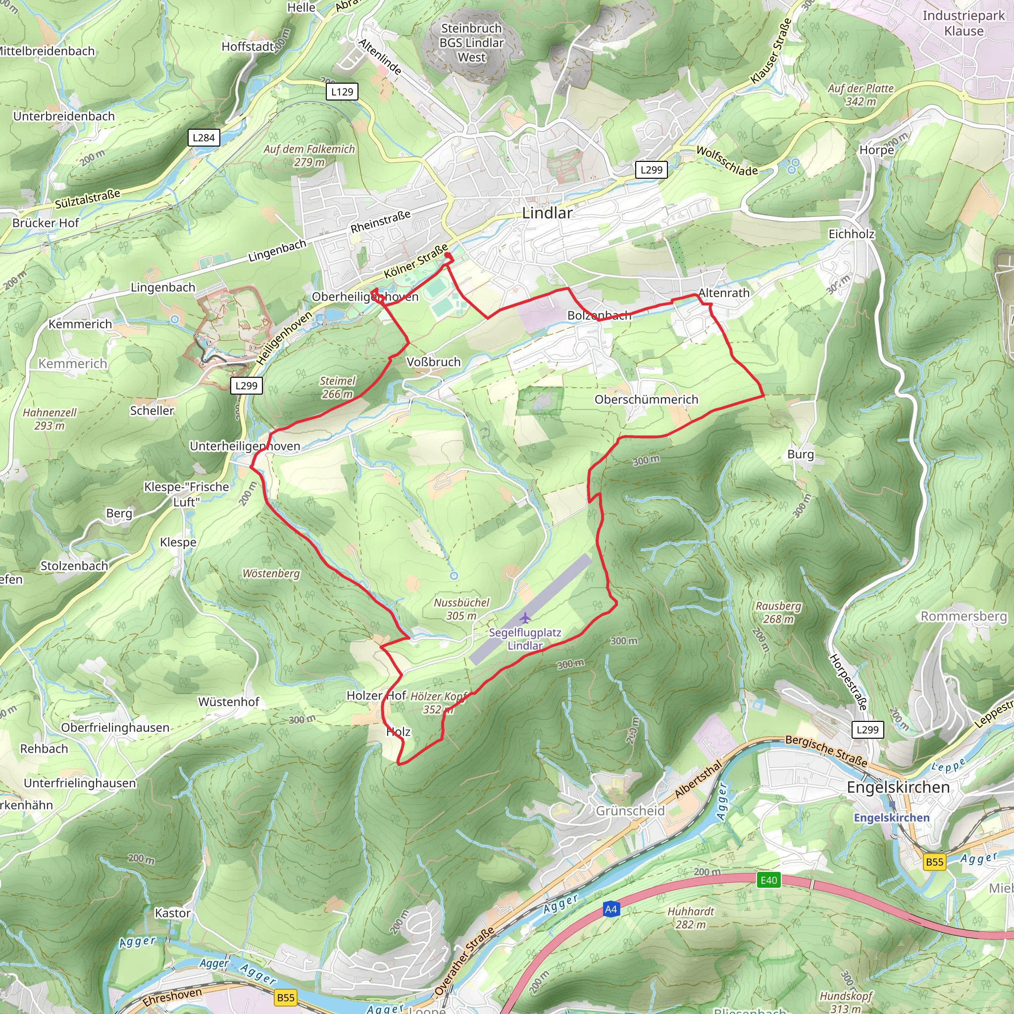 Hölzer Kopf via Johannesweg mobile static map