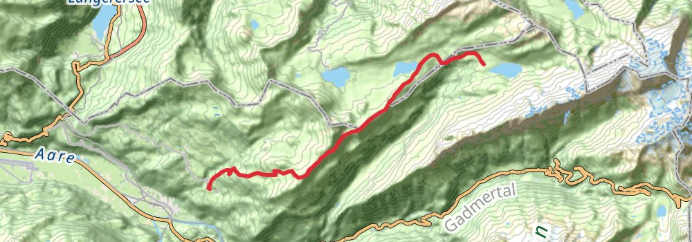 Via Alpina - Green Trail stage 12 Map