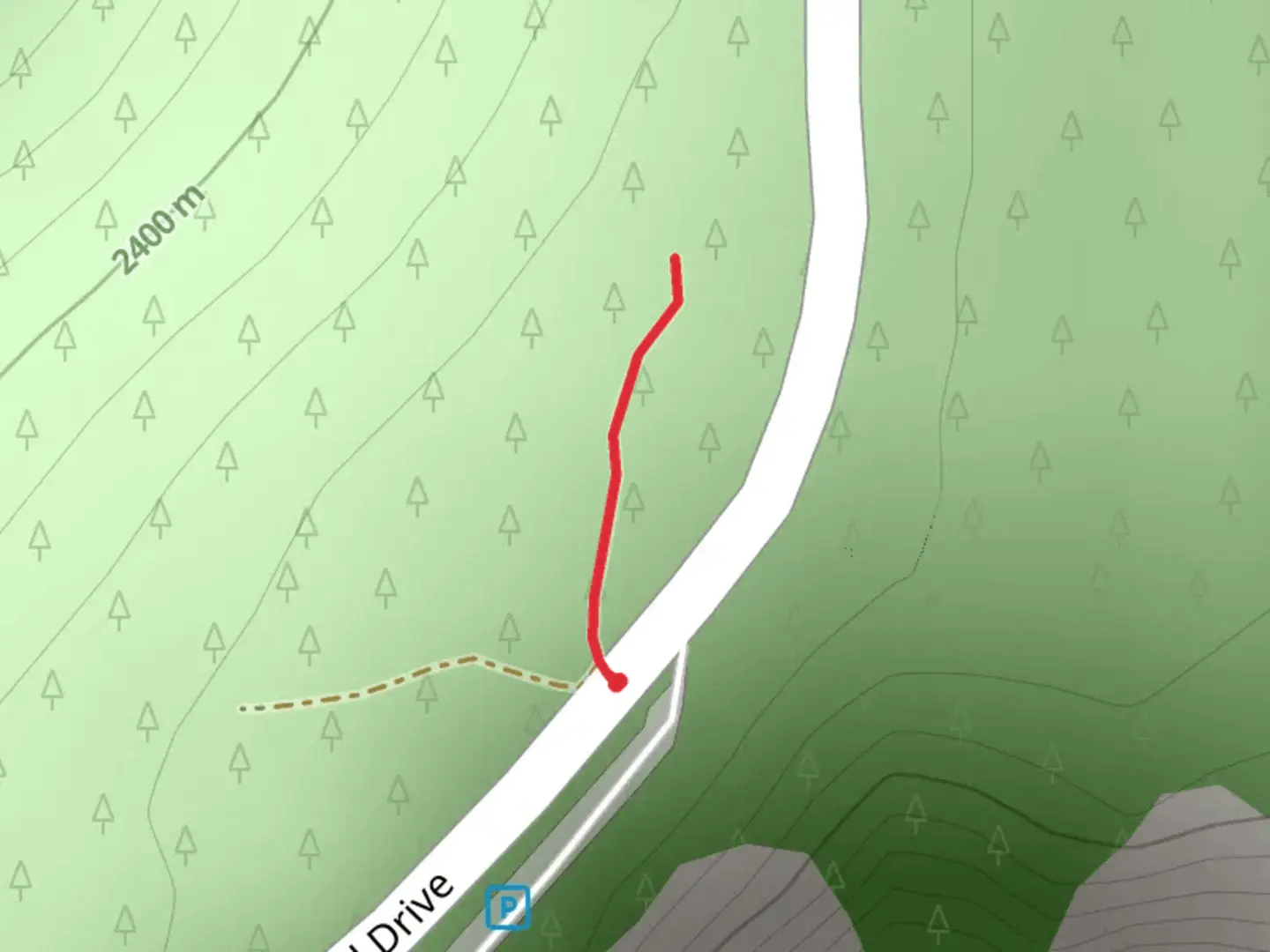 An image depicting the trail Cape Royal Drive and its surrounding area.