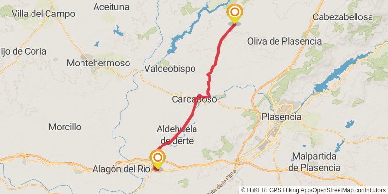 Via de la Plata stage 19 Map
