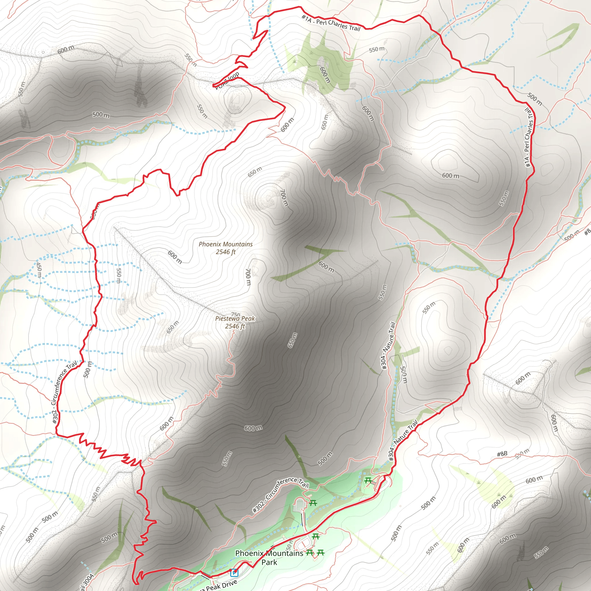 Perl Charles and Nature Loop mobile static map
