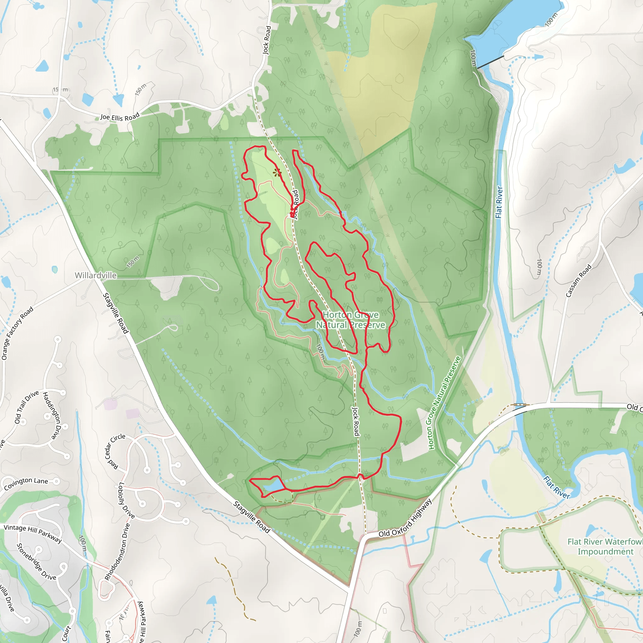 Peaks, Justice and Holman Loop mobile static map