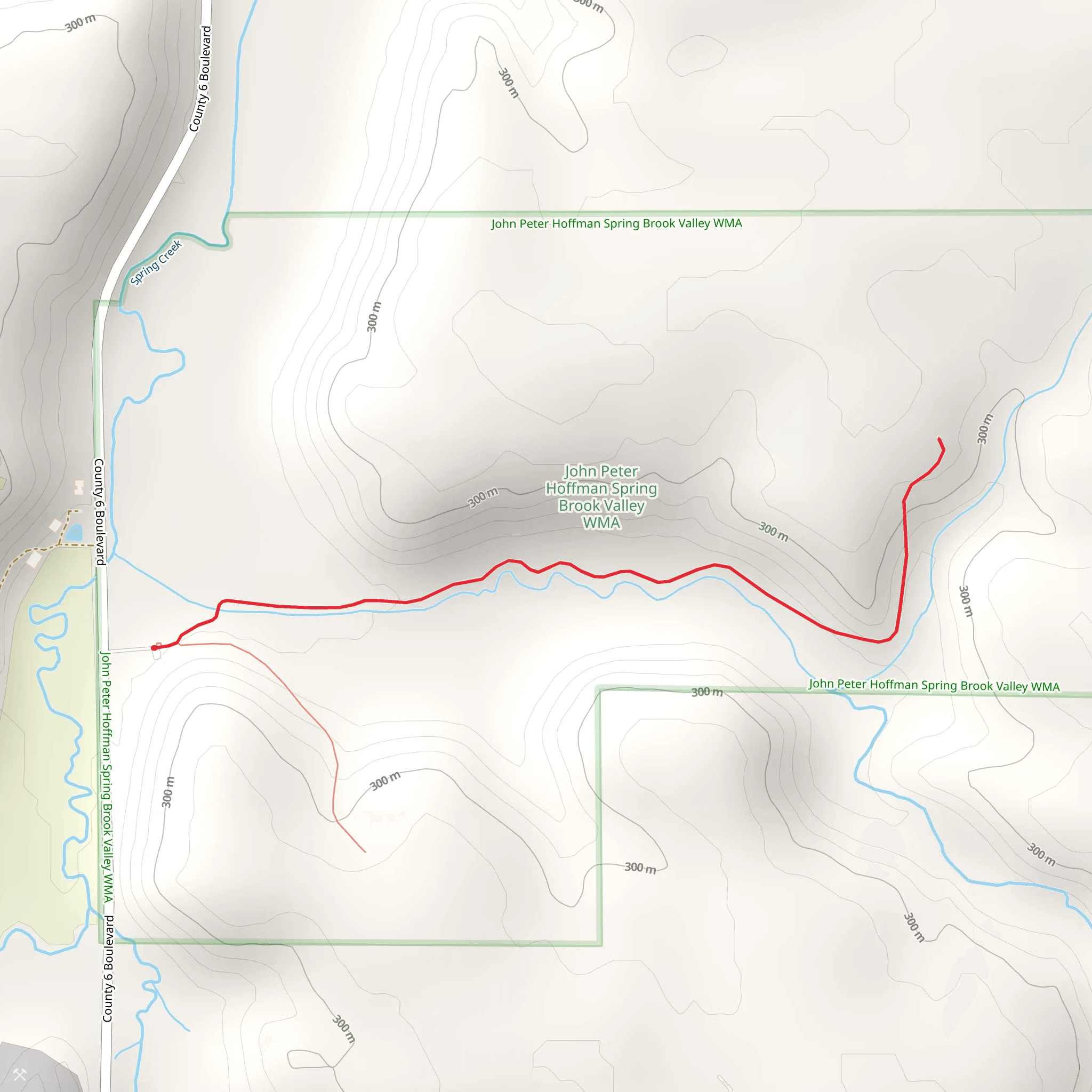 County 6 Boulevard Eastern Walk mobile static map