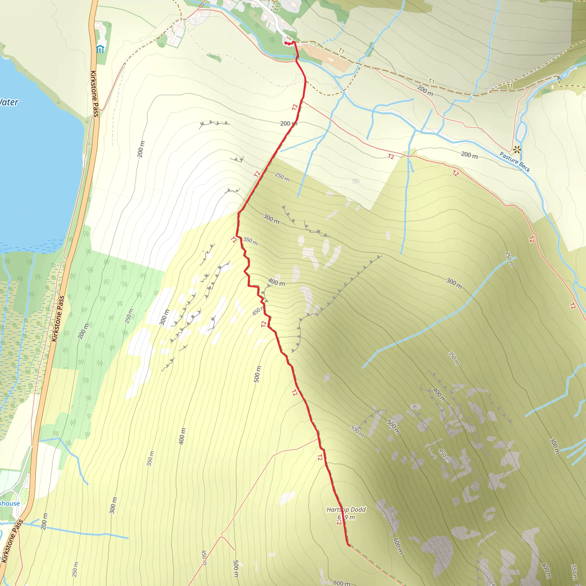 Hartsop Dodd mobile static map
