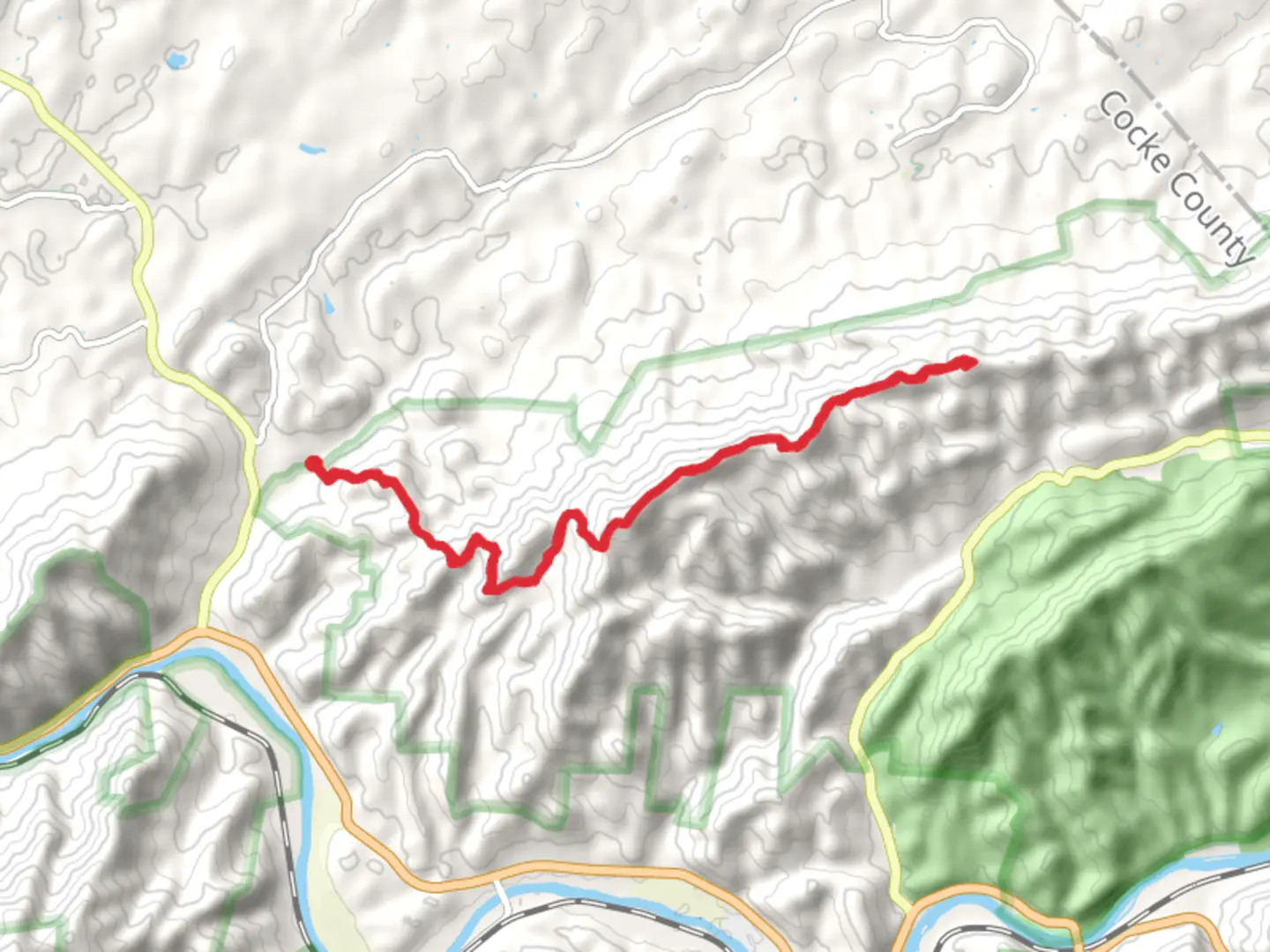 An image depicting the trail Meadow Creek Mountain Trail and its surrounding area.