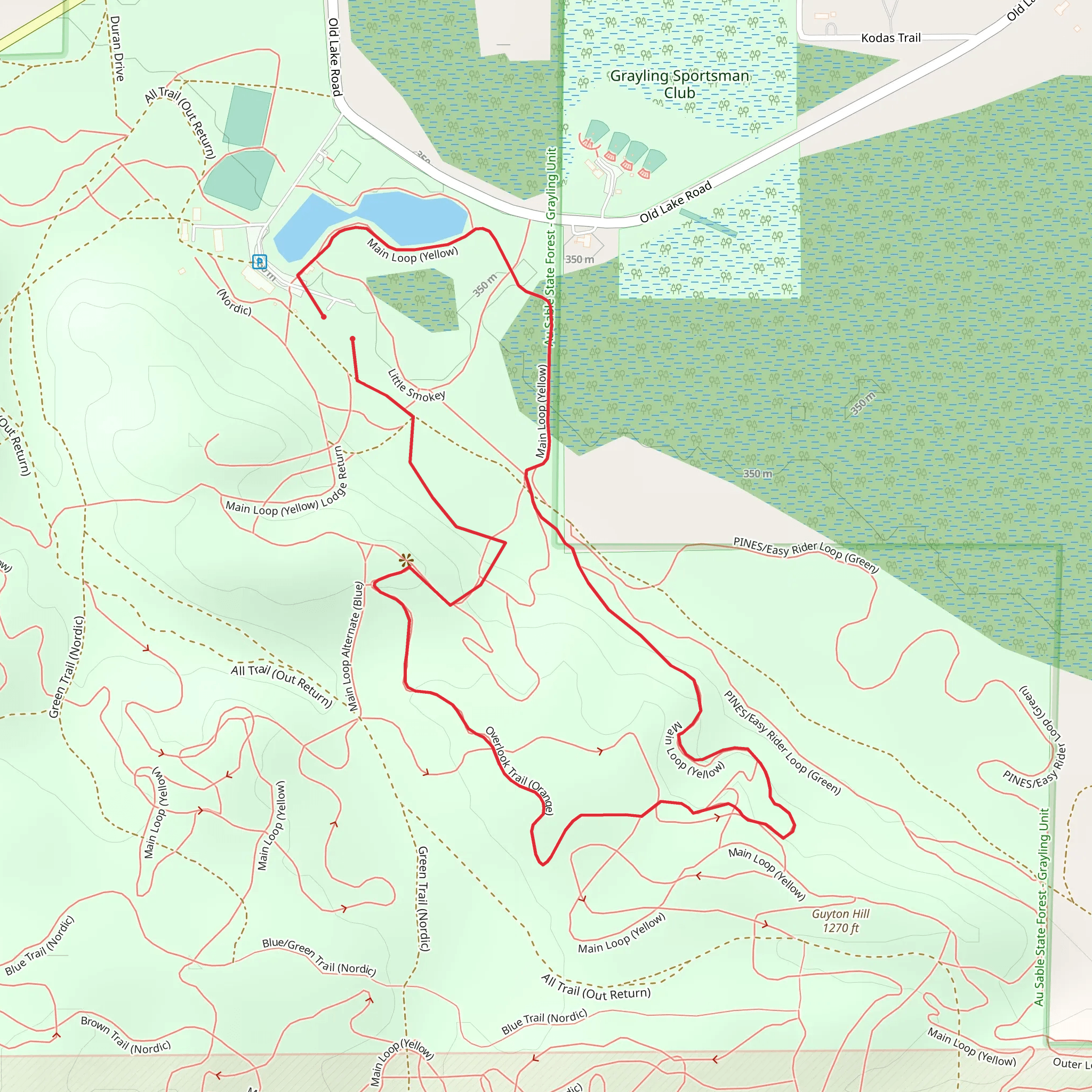 Main Loop - Yellow and Blue mobile static map