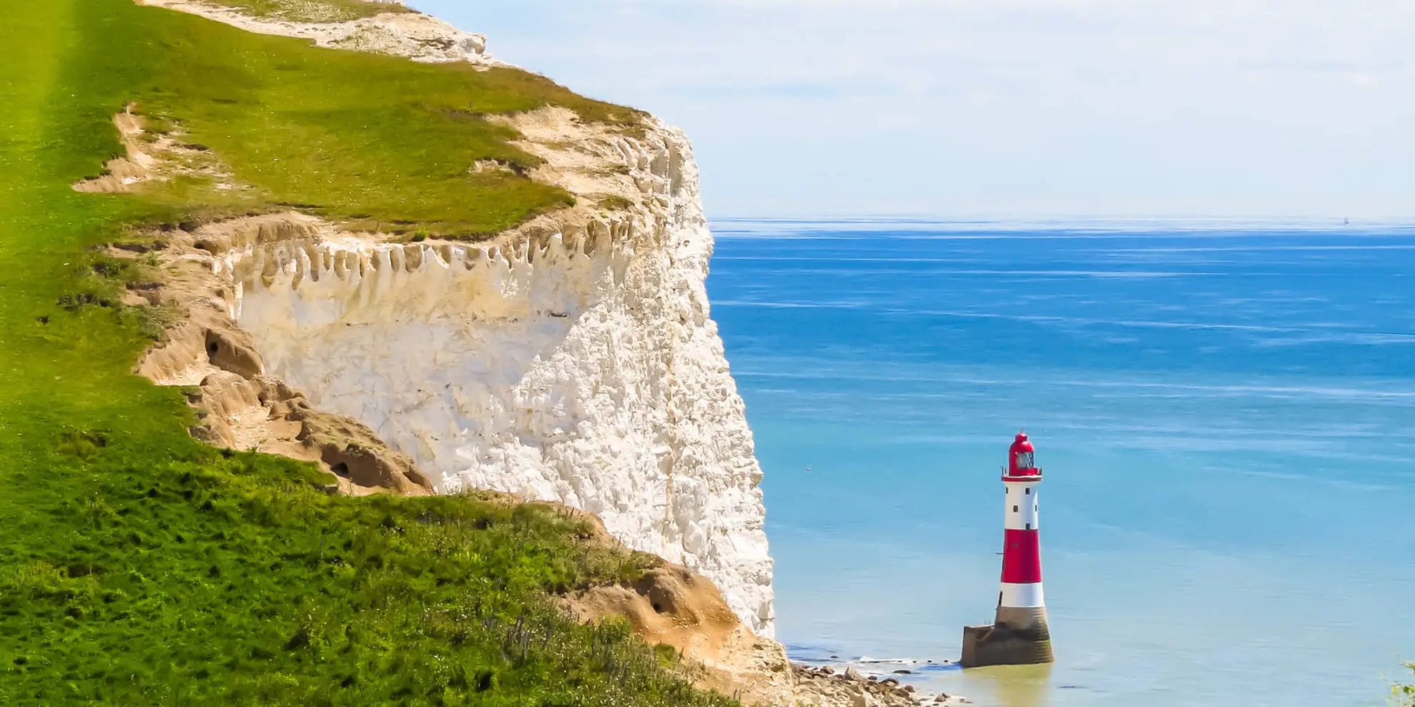 An image depicting the trail Exceat Circular via The Seven Sisters and its surrounding area.