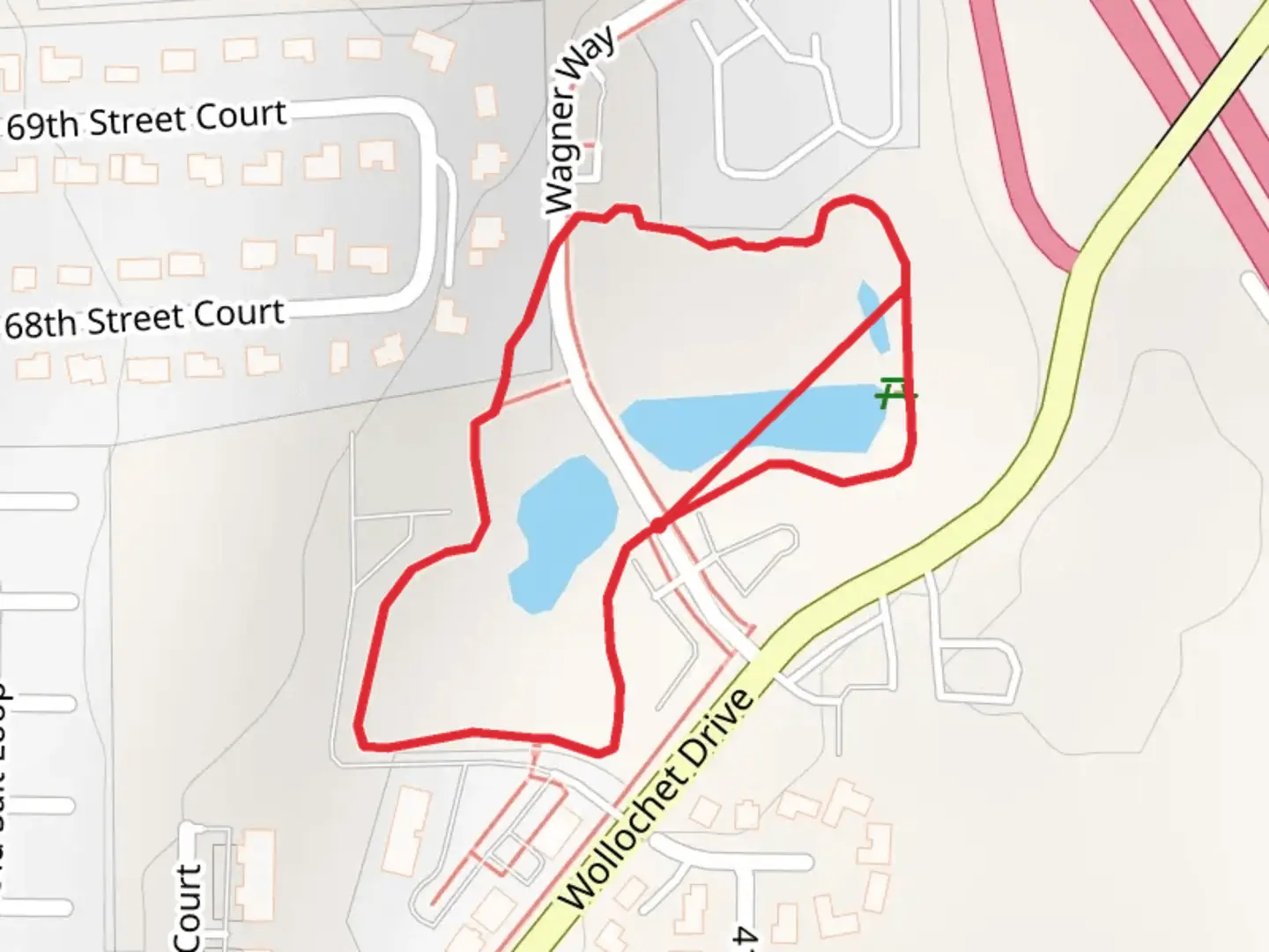 An image depicting the trail Adam Tallman Nature Park Trail and its surrounding area.