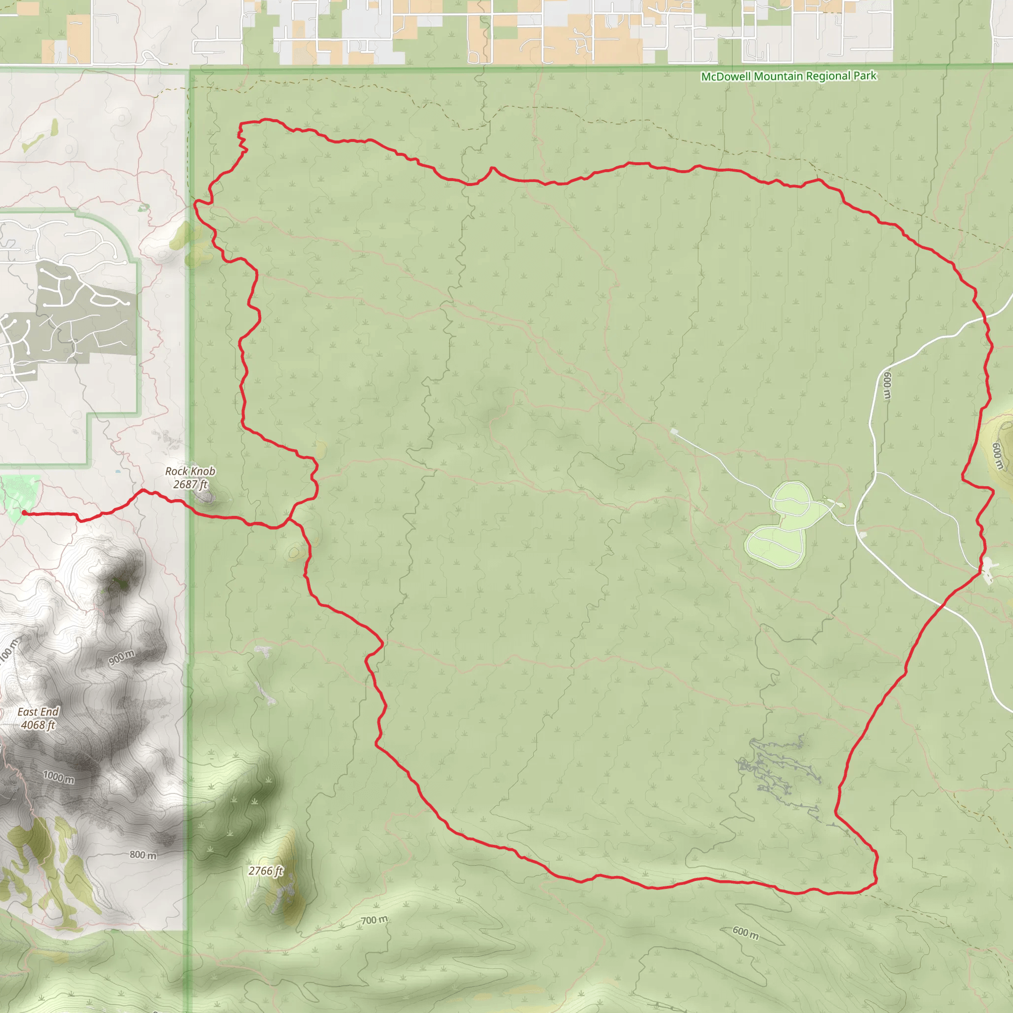 Pemberton Loop via Rock Knob Trail mobile static map