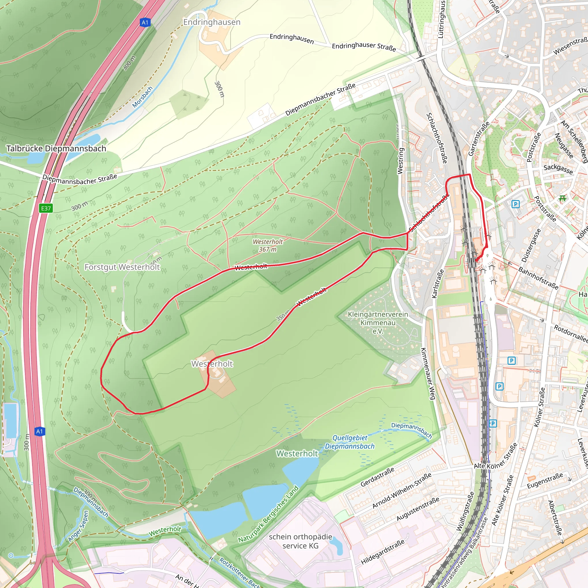 Lennep Loop mobile static map
