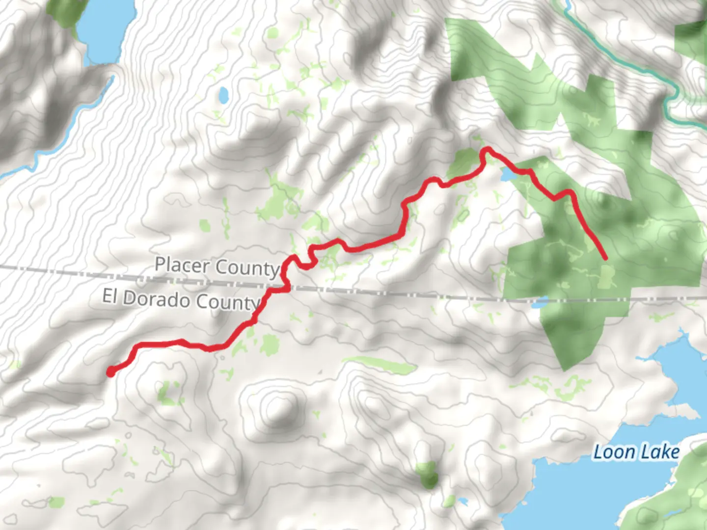 An image depicting the trail Gerle Meadow and McKinstry Lake and its surrounding area.
