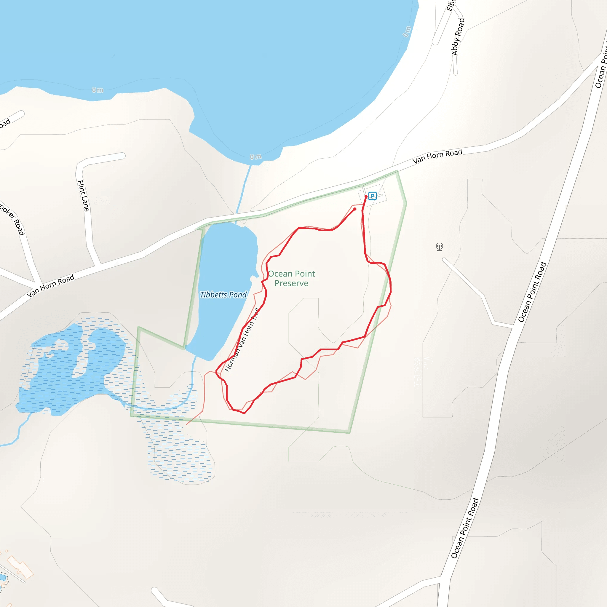 Van Horn Road Loop mobile static map