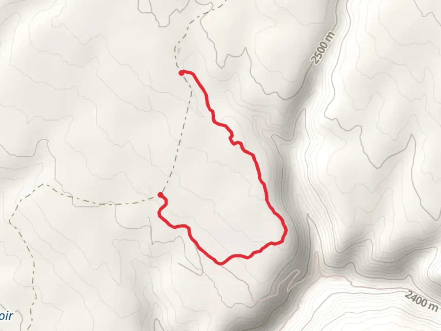 An image depicting the trail Hamlin Trail and its surrounding area.
