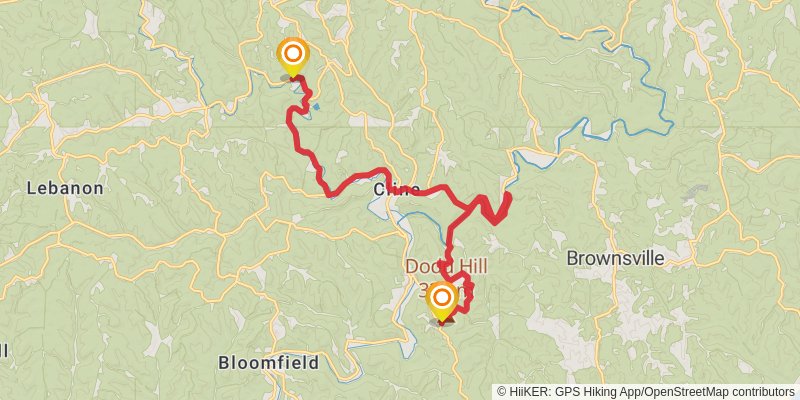 Buckeye Trail stage 81 Map