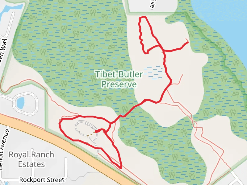 Lake Tibest West Shore Loop