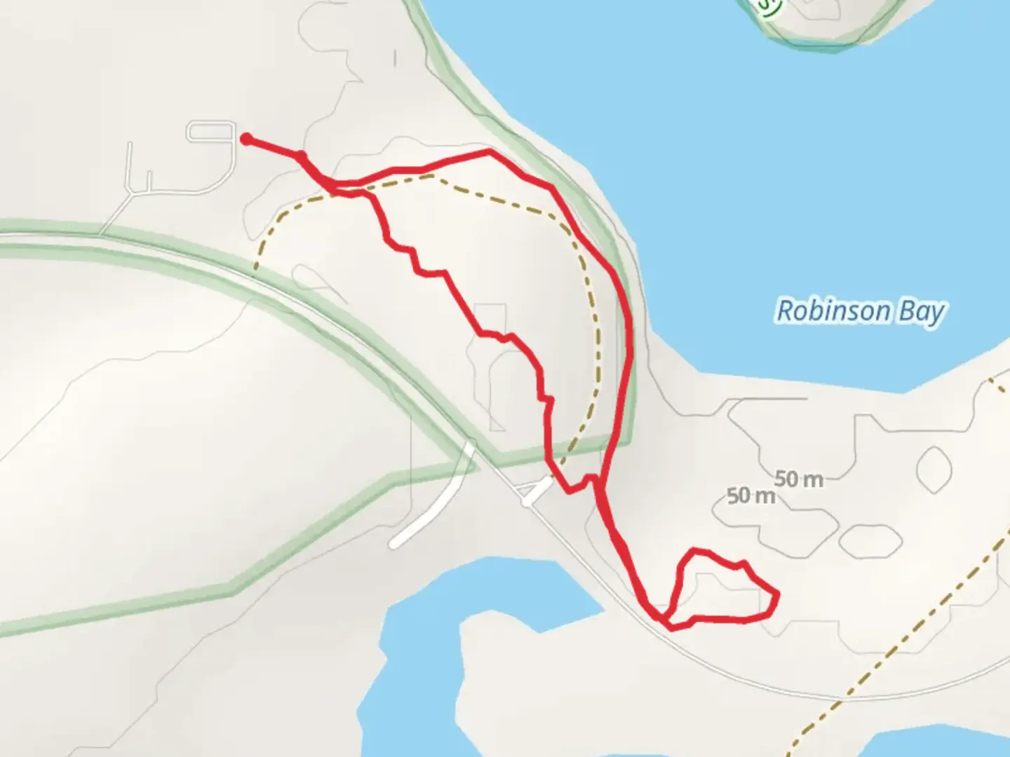 An image depicting the trail Wiley-Dondero Canal Loop and its surrounding area.