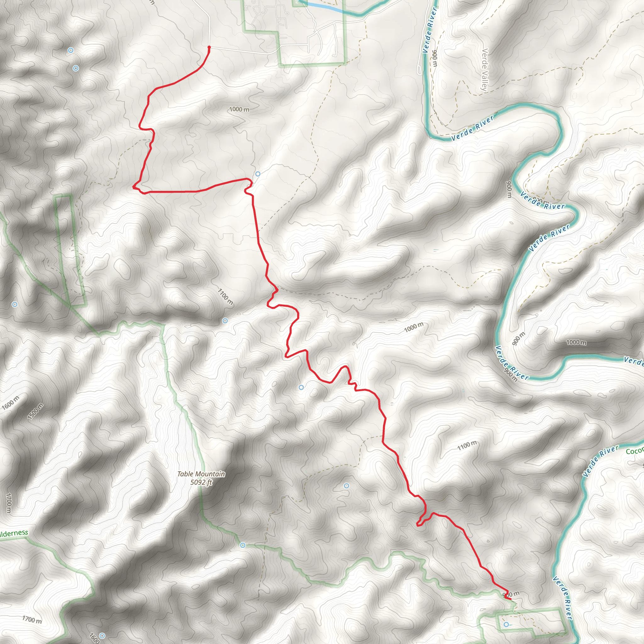 Gap Creek via Salt Mine Road mobile static map