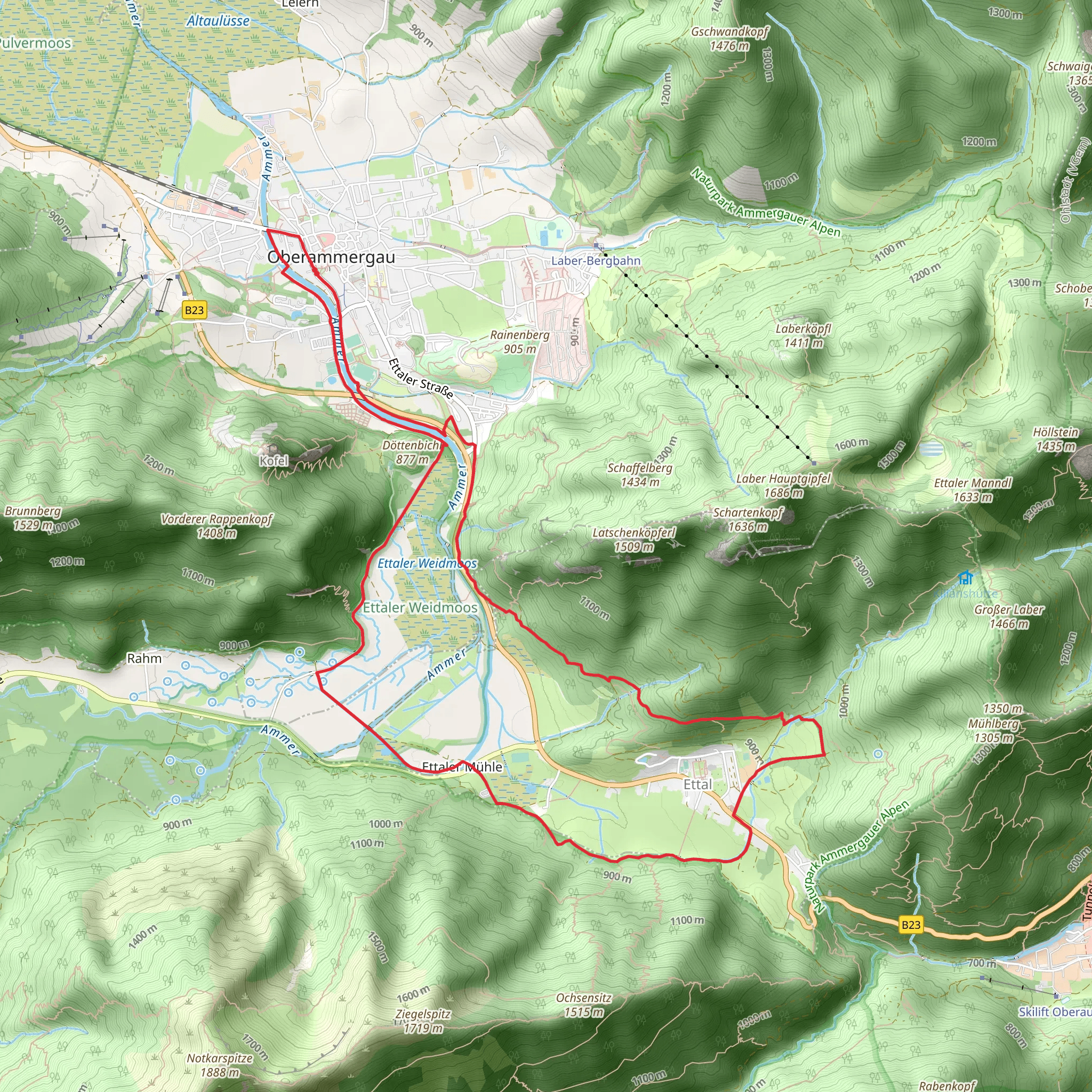 Vogelherdweg and Via Romea mobile static map