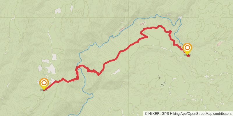 American Discovery Trail North Route stage 365 Map