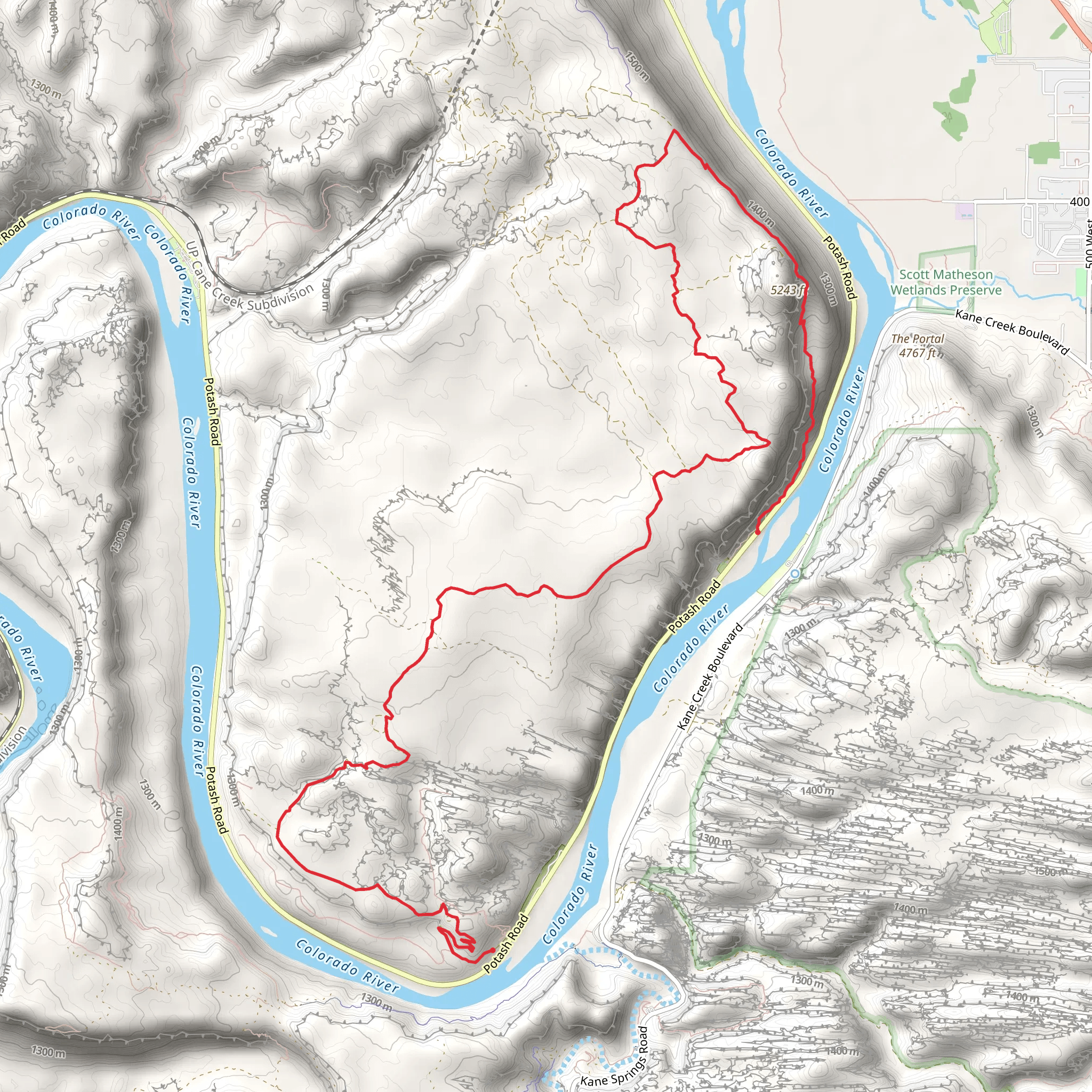 Poison Spider and Portal Trail mobile static map