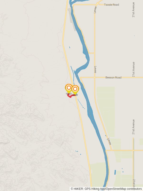 Wild Goose Road mobile static map